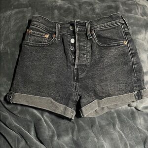 Levi's Dark Gray Jean Shorts